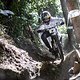 Finn Illes peforms during Downhill training at Crankworx in Rotorua, New Zealand on March 20, 2019
