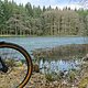 Mountainbike-Fahrt am Morgen