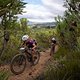 Serena Gordon and Crystal Anthony of team Liv Racing during stage 2 of the 2022 Absa Cape Epic Mountain Bike stage race from Lourensford Wine Estate to Elandskloof in Greyton, South Africa on the 22nd March 2022.