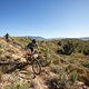 Marie Rabie &amp; Hayley Preen of Land Rover Ladies during stage 1 of the 2021 Absa Cape Epic Mountain Bike stage race from Eselfontein in Ceres to Eselfontein in Ceres, South Africa on the 18th October 2021

Photo by Gary Perkin/Cape Epic

PLEASE ENSURE