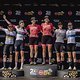 Podium Stage 5 of the 2024 Absa Cape Epic Mountain Bike stage race from CPUT, Wellington to CPUT, Wellington, South Africa on 22 March 2024. Photo by Max Sullivan/Cape Epic
PLEASE ENSURE THE APPROPRIATE CREDIT IS GIVEN TO THE PHOTOGRAPHER AND ABSA CA