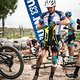 during stage 1 of the 2019 Absa Cape Epic Mountain Bike stage race held from Hermanus High School in Hermanus, South Africa on the 18th March 2019.

Photo by Justin Coomber/Cape Epic

PLEASE ENSURE THE APPROPRIATE CREDIT IS GIVEN TO THE PHOTOGRAP