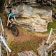 Andy Keayes navigates a tricky section of trail during Stage 4 of the 2018 Perskindol Swiss Epic held from Grächen to Zermatt, Valais, Switzerland on 14 September 2018. Photo by Nick Muzik. PLEASE ENSURE THE APPROPRIATE CREDIT IS GIVEN TO THE PHOTOGR