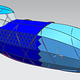 Mosquito Velomobile, Foldable Fairing with Mosquito fitted.