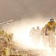 Manuel Fumic (hinten zu sehen) verliert später durch einen Reifendefekt wertvolle Zeit - Sam Clark-Cape Epic-SPORTZPICS