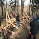 Flowtrail Stromberg - Bau des Wallrides