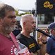 Commentator Paul Kaye centre, Long time Volunteer Peter Taylor and long time commissaire Michael Byleveld during Stage 3 of the 2024 Absa Cape Epic Mountain Bike stage race from Saronsberg Wine Estate to CPUT, Wellington, South Africa on 20 March 202