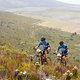 Joaquim Rodriguez and Jose Hermida during stage 1 of the 2019 Absa Cape Epic Mountain Bike stage race held from Hermanus High School in Hermanus, South Africa on the 18th March 2019.

Photo by Sam Clark/Cape Epic

PLEASE ENSURE THE APPROPRIATE CR