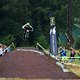 Johannes Fischbach mit bester Zeit im Regen