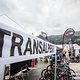 Sponsor Transalpes mit Bikes und Team vor Ort
