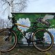 Mountainbike-Fahrt am Morgen