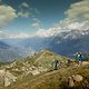Ein letzter Blick runter nach Aosta, bevor wir in das erste Seitental abbiegen