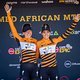 Women’s Overall Leaders Haley Batten &amp; Sofia Gomez Villafane of NinetyOne-Songo-Specialized during stage 1 of the 2022 Absa Cape Epic Mountain Bike stage race from Lourensford Wine Estate to Lourensford Wine Estate, South Africa on the 21st March 202