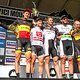 Podium Herren: Fabrice Mels, Daniel Federspiel, Miha Halzer, Paul van der Ploeg, Marek Konwa.