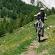 Trail vom Berninapass nach Poschiavo (CH)