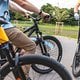 Der einzige Vorderreifen mit viel Profil – Maxxis Ikon am Rose Bruce.