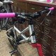 Cannondale Hooligan 2017, Crazy Pink with pink grips, new 2014 XT Brakes.