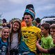 Fans: Richie Rude und einheimische Kids