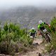 Lorenzo Leroux and Luyanda Thobigunya during stage 5 of the 2021 Absa Cape Epic Mountain Bike stage race from CPUT Wellington to CPUT Wellington, South Africa on the 22nd October 2021

Photo by Sam Clark/Cape Epic

PLEASE ENSURE THE APPROPRIATE CREDI