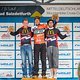 Das Podium Masters 1: 1. Sven Pieper - Focus Rapiro, 2. Patrick Scholze - Bad Bikers, 3. Maik Pustal - Bad Bikers
