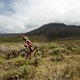 Martin Fanger von BMC Mountainbike Racing streckt seinen Rücken - Cape Epic 2014 Prolog - Foto von  Nick Muzik-Cape Epic-SPORTZPICS