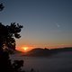 Sonnenaufgang über dem Nebel von Annweiler