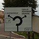 Schild in Andon