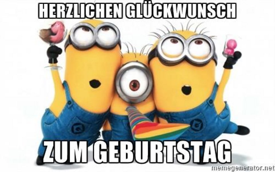 Foto minionsminionsherzlichenglckwunschzumgeburt…